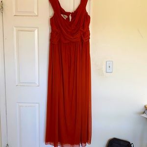 David’s Bridal bridesmaids dress.